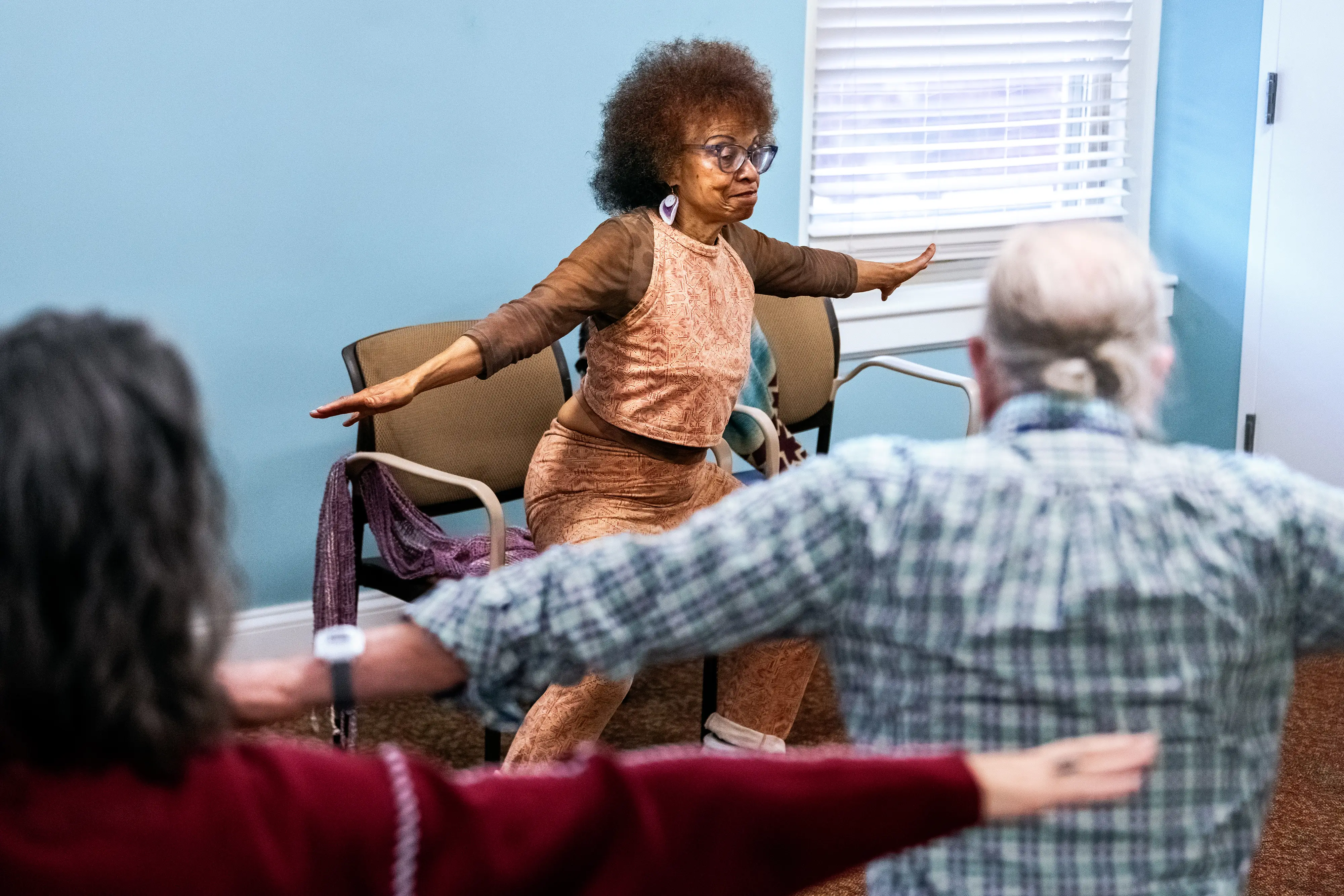Barbara Brown teaches Yoga