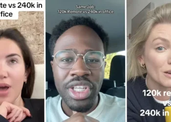 The internet can’t decide what’s better: A $240,000 in-office job or a $120,000 fully remote one
