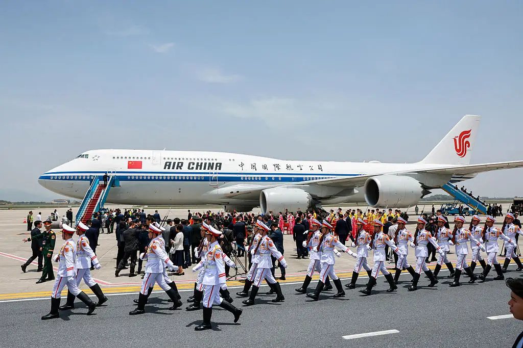 China's presidential plane.
