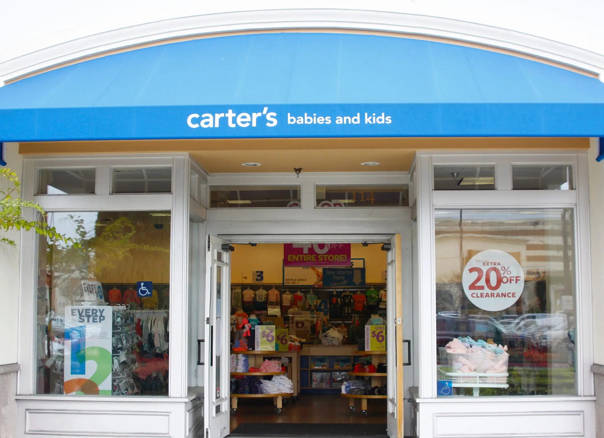 A Carter's storefront.