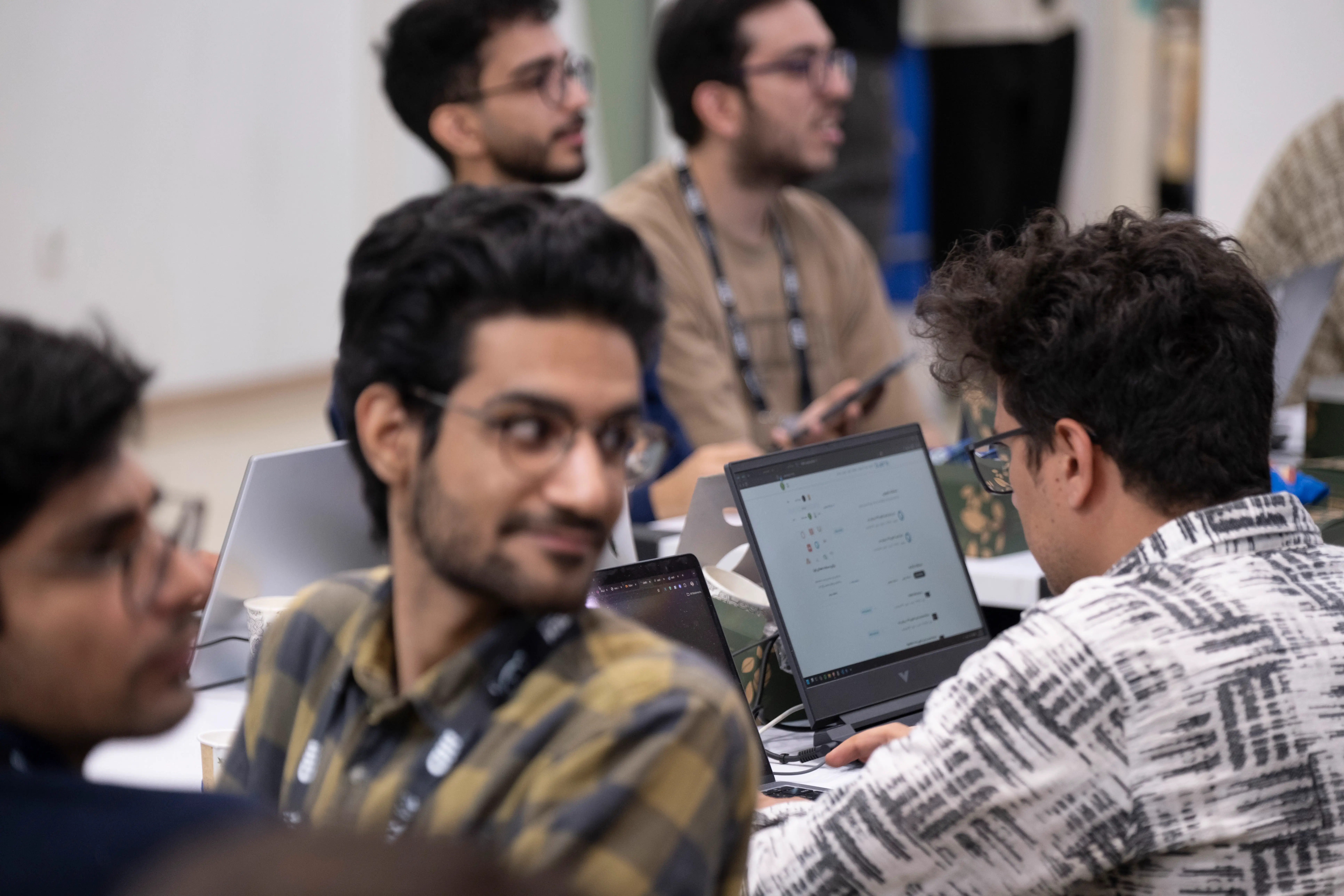 Iranian AI specialists participate in a Text and Image processing competition during Iran's 2025 Tech Olympics at Pardis Technology Park, in Tehran, Iran, on October 28, 2025