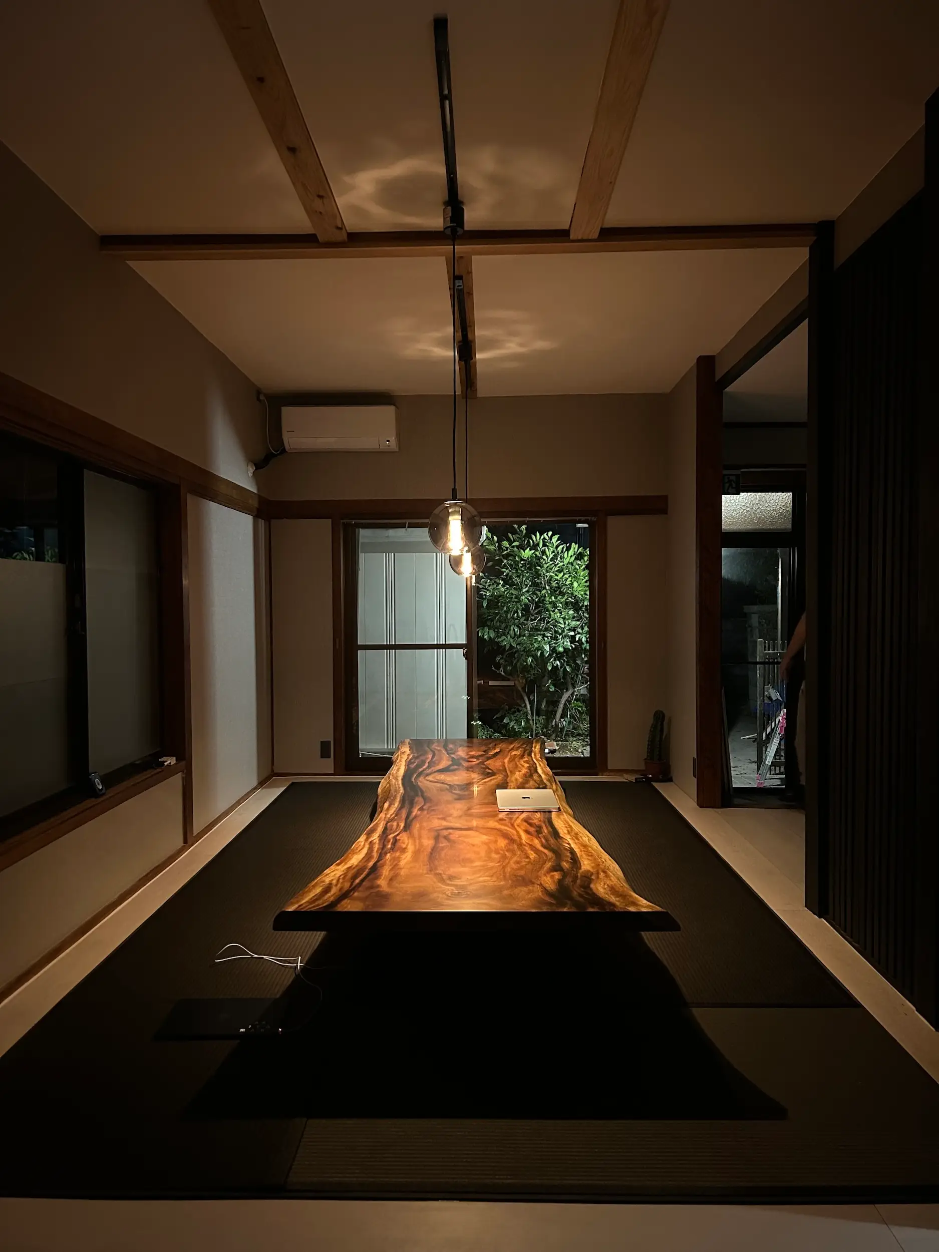 The interior of a home in Japan.