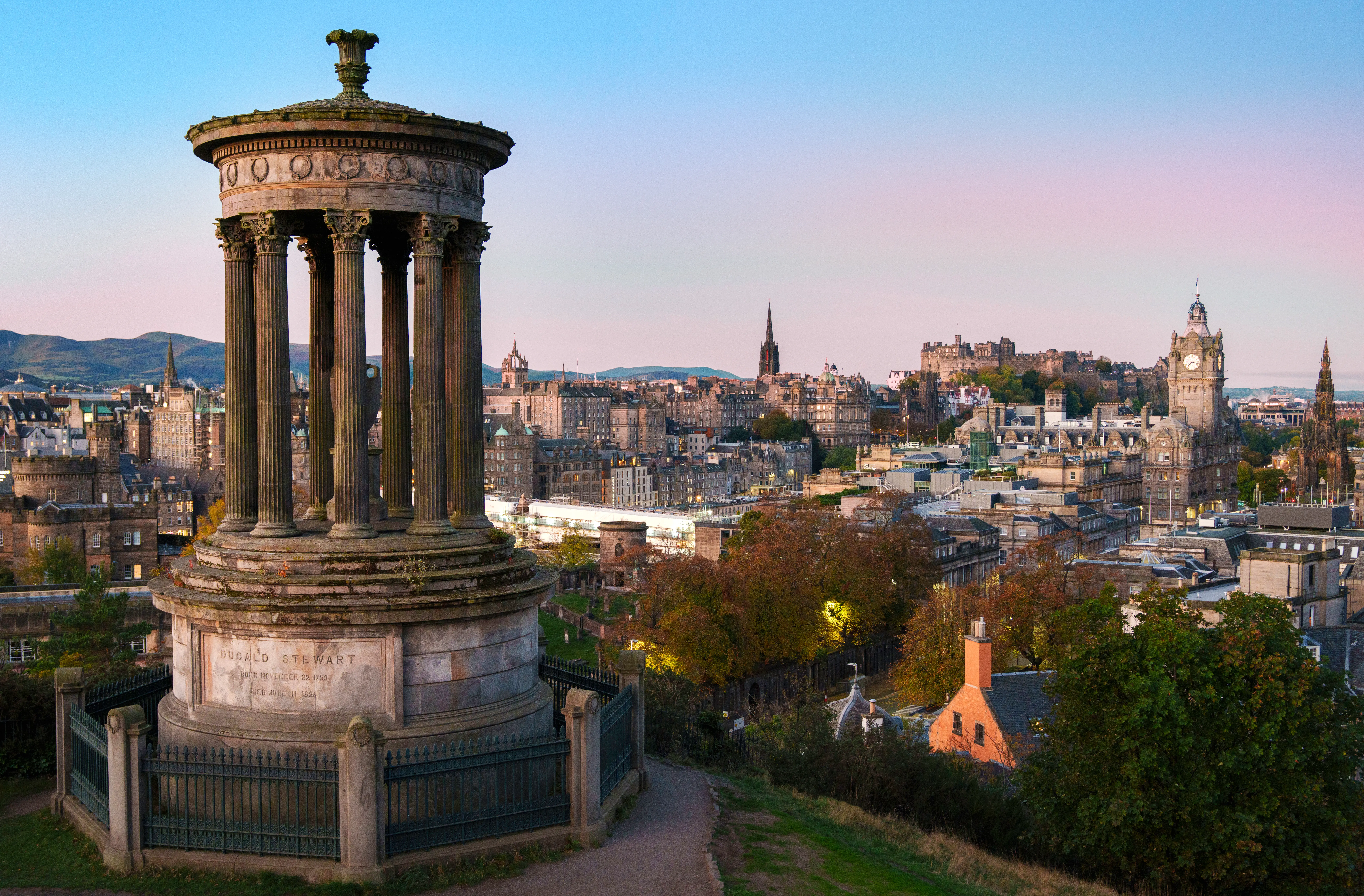 Calton Hill in Edinburgh