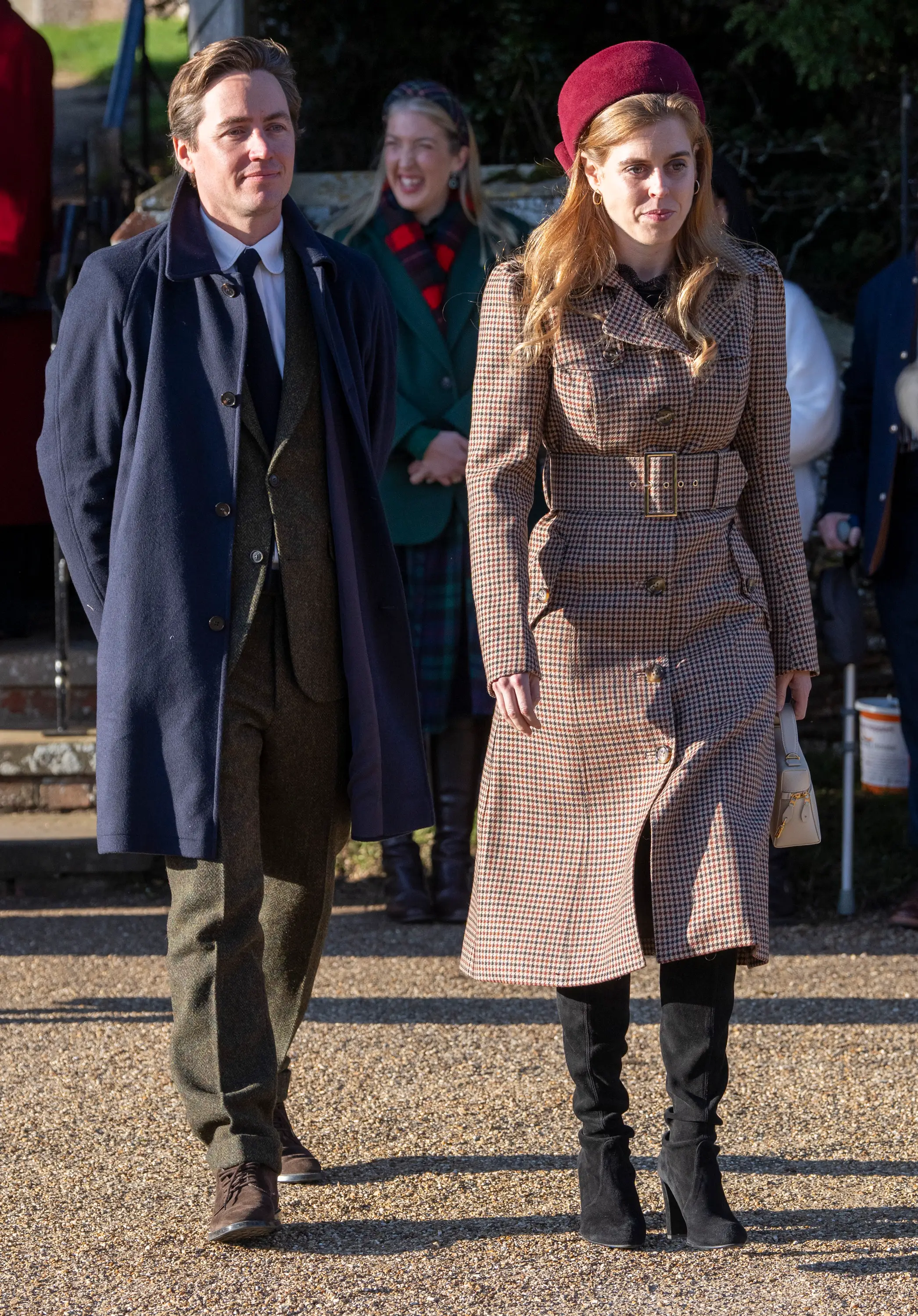 Princess Beatrice and Edoardo Mapelli Mozzi on Christmas Day 2025.