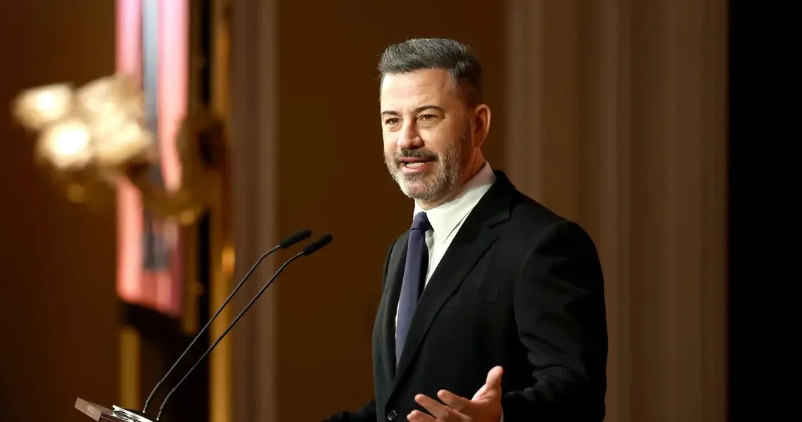 Jimmy Kimmel’s Christmas message to the UK: ‘Tyranny is booming’ in the US