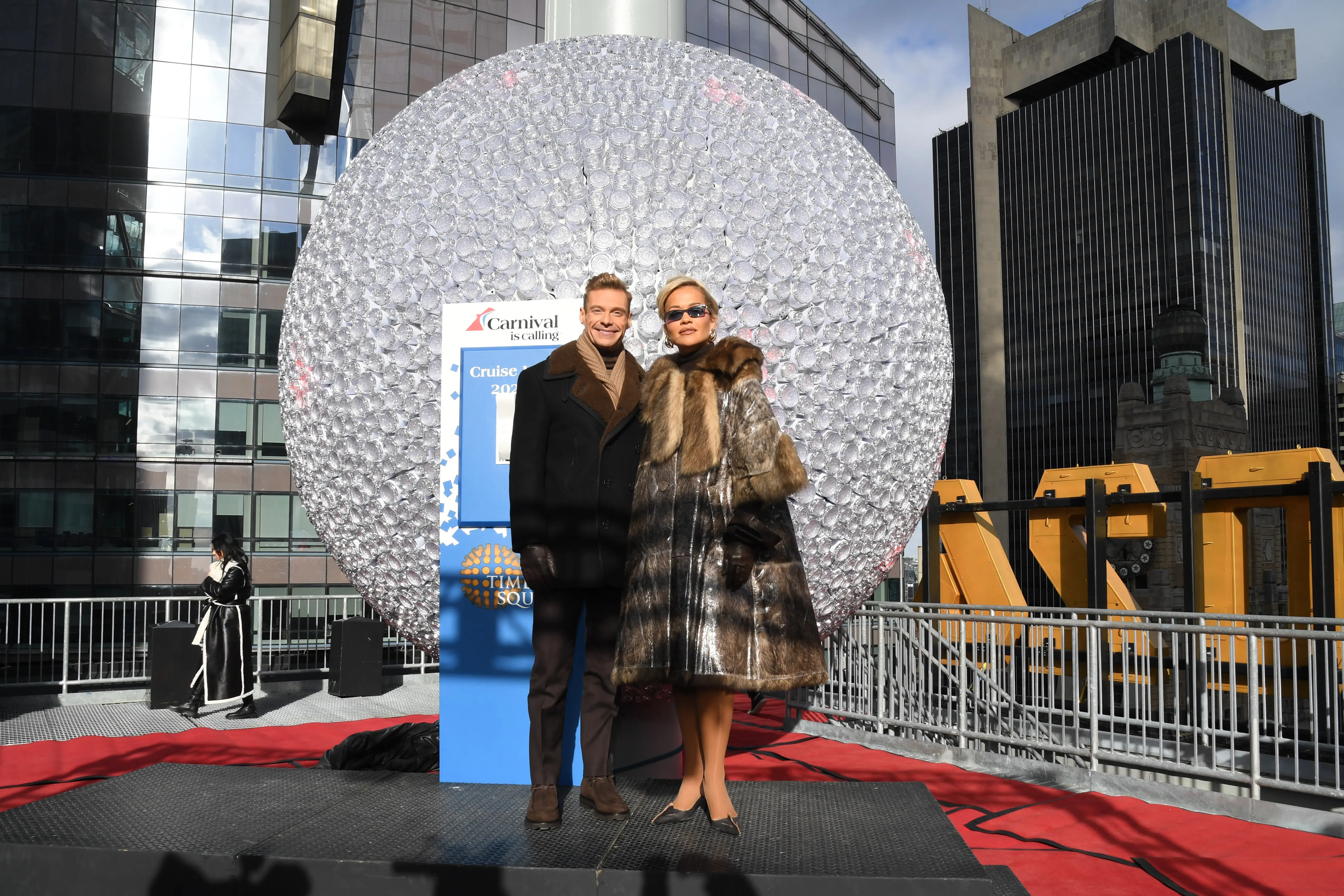 Rita Ora and Ryan Seacrest at 