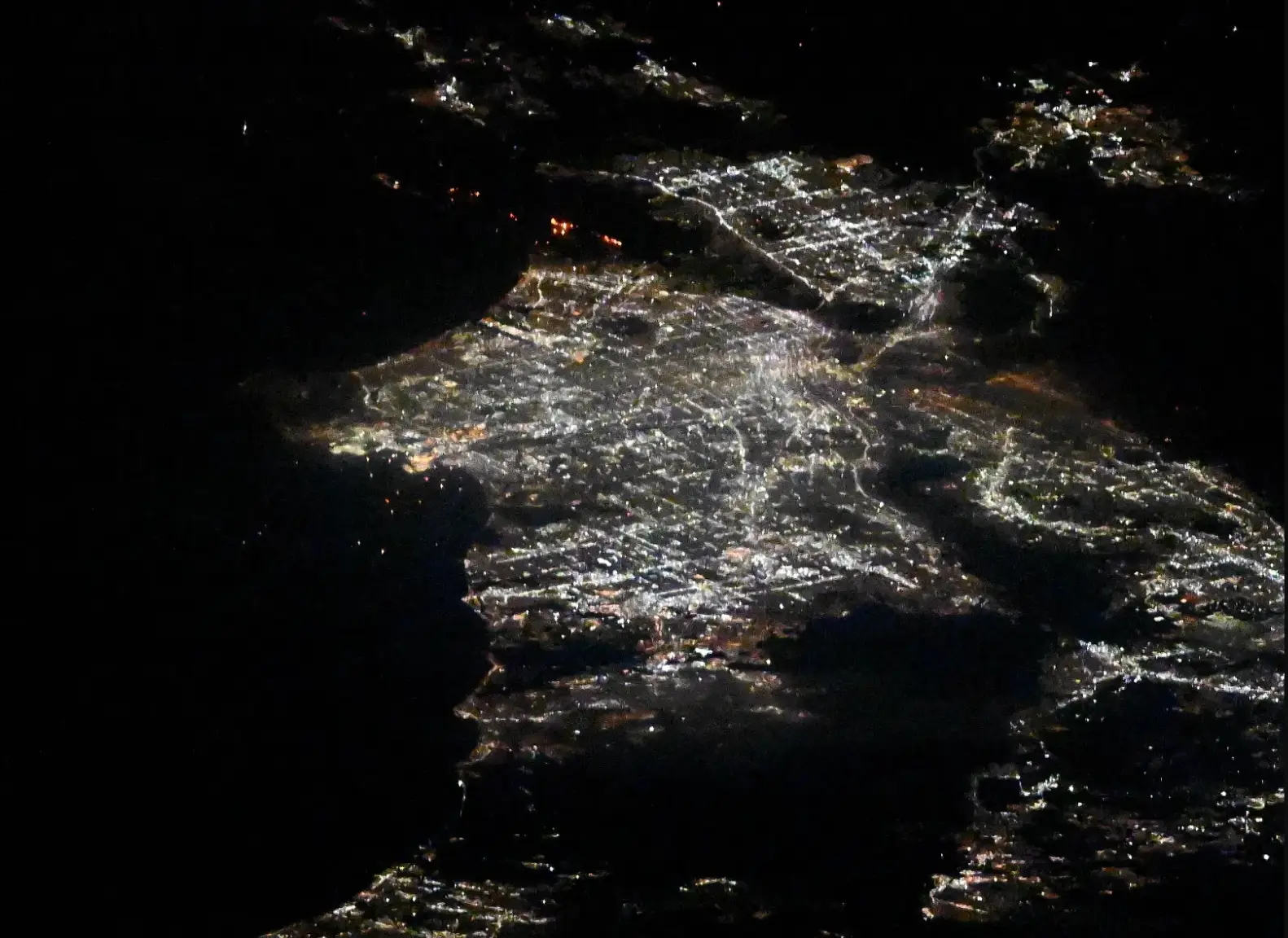 NASA astronaut Don Pettit shared images of the Los Angeles fires from the International Space Station on January 10, 2025.