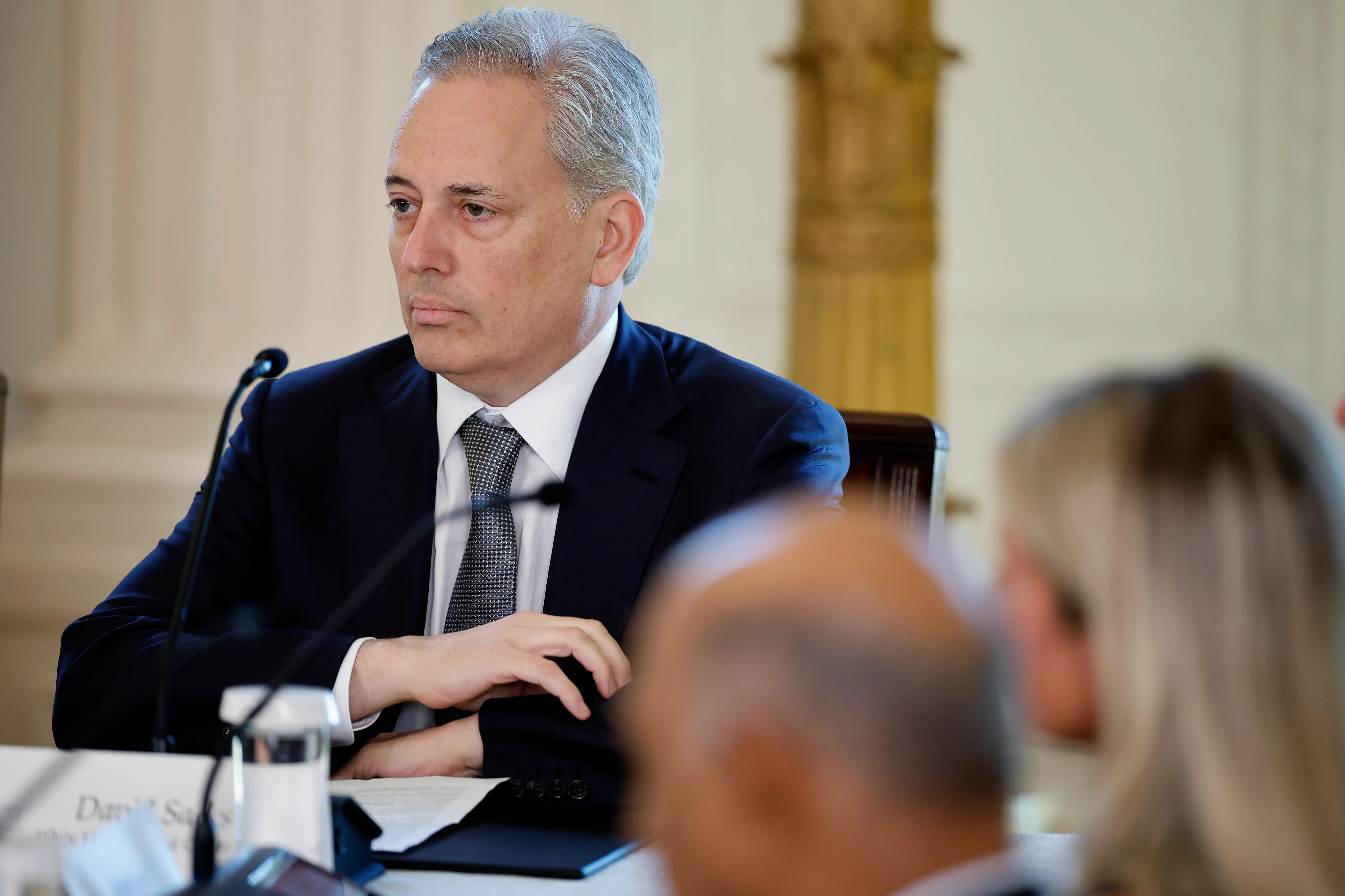 White House crypto czar David Sacks is pictured.