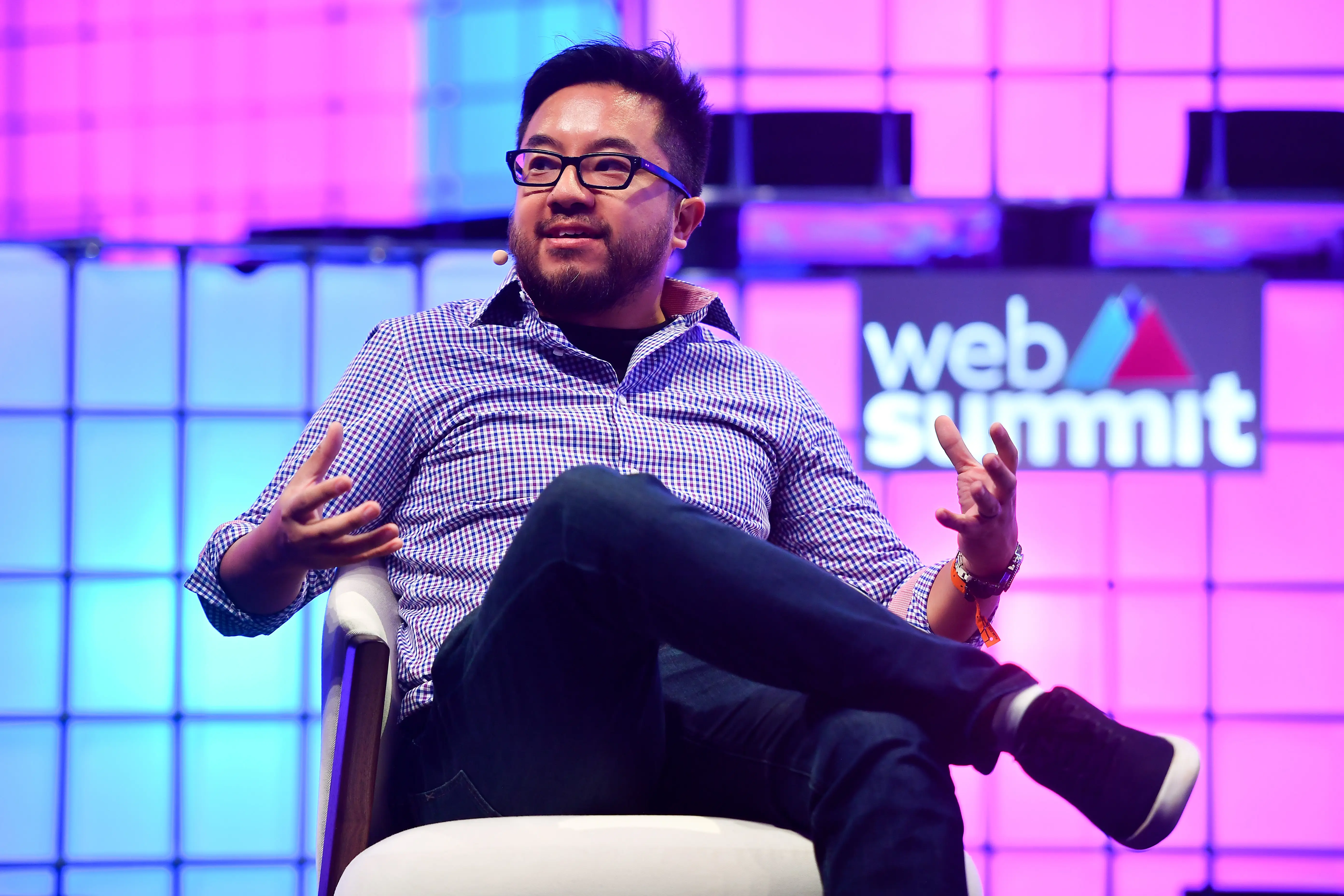 Y Combinator CEO Garry Tan is pictured.