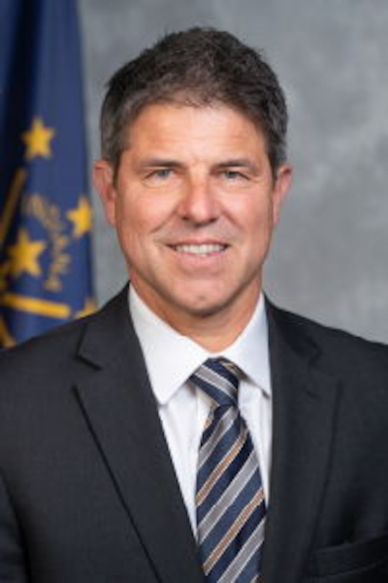 Official portrait of Indiana Senate Pro Tem President Rodric Bray.