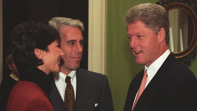 Ghislaine Maxwell, Jeffrey Epstein and Bill Clinton