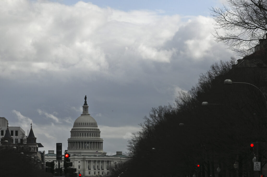 It was springtime at noon and windy most of the day