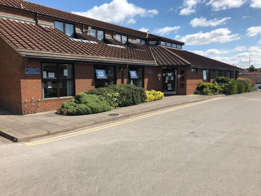 The exterior of Stenhouse Medical Centre in Arnold, near Nottingham.