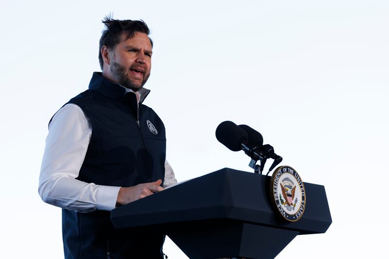 Vice President JD Vance, pictured Nov. 26, wrote on the Signal chat on March 25, the day after The Atlantic report on its existence was released.