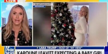 Lara Trump Says Leavitt Could Be Back on Job Days After Giving Birth