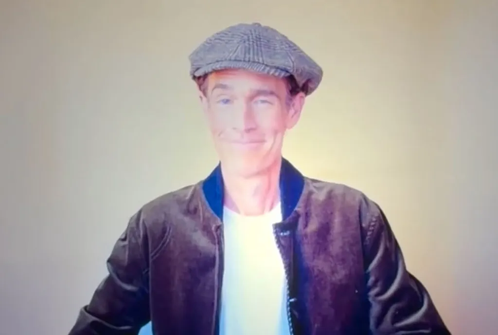 James Van Der Beek introducing Lin Manuel Miranda.