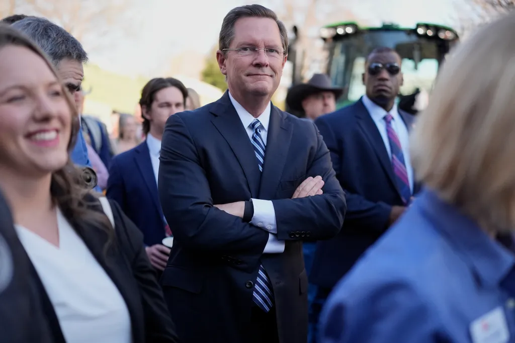House Speaker Cameron Sexton, R-Crossville, attends Ag Day on the Hill, Tuesday, March 18, 2025, in Nashville, Tenn.