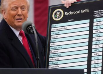 Trump’s tariffs actually slashed the deficit from a record $136.4 billion to less than half that. Here’s what else they did