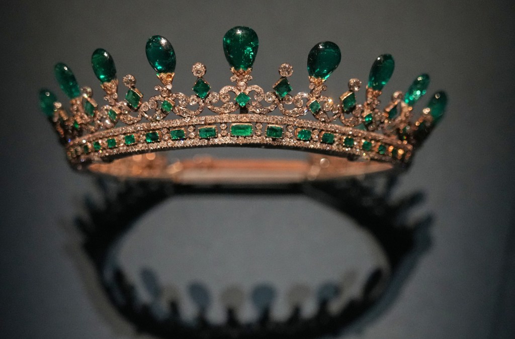 The Queen Victoria's emerald tiara