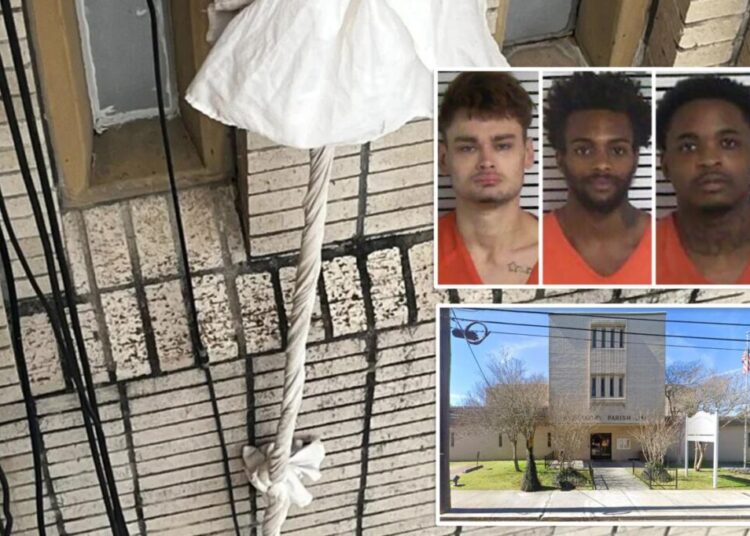 Three inmates escape from Louisiana jail — cops racing to nab final fugitive murder suspect