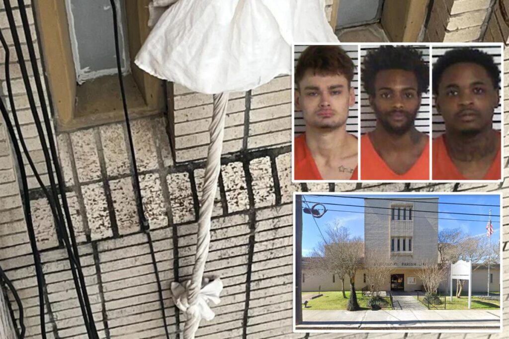 Three inmates escape from Louisiana jail — cops racing to nab final fugitive murder suspect