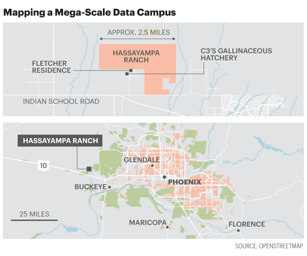 Mapping a Mega-Scale Data Campus