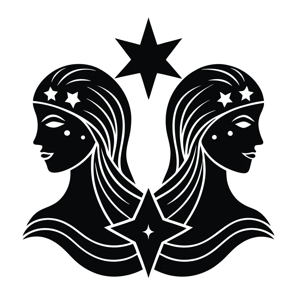 Zodiac sign Vector Illustration Gemini