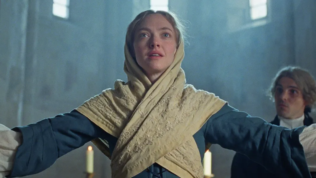 Amanda Seyfried in “The Testament of Ann Lee” (Searchlight Pictures)