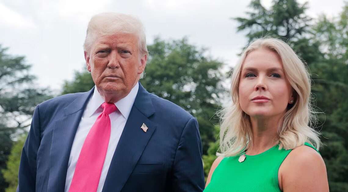 Trump Keeps Reposting Creepy Fake Karoline Leavitt Account