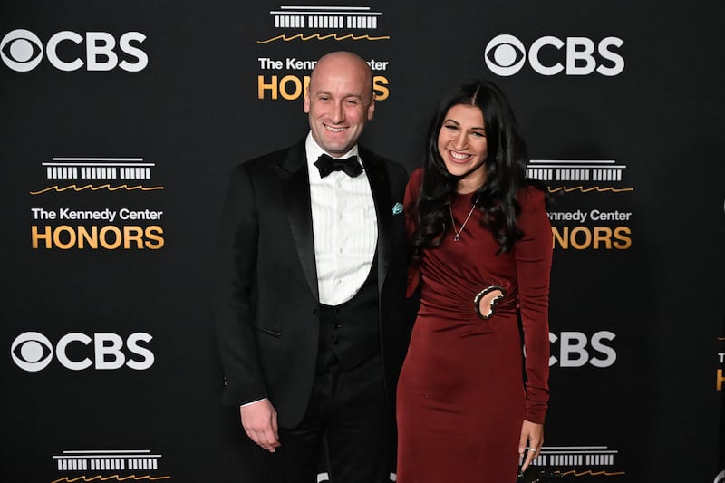 White House Deputy Chief of Staff Stephen Miller and his wife Katie Miller