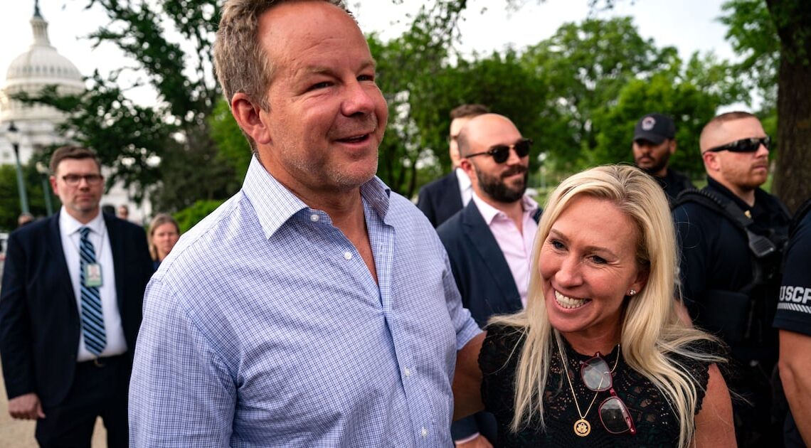 Marjorie Taylor Greene’s MAGA Reporter Beau Proposes at Trump D.C. Steak Spot