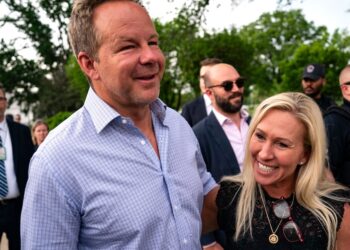 Marjorie Taylor Greene’s MAGA Reporter Beau Proposes at Trump D.C. Steak Spot