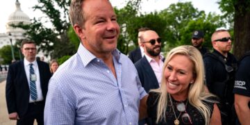 Marjorie Taylor Greene’s MAGA Reporter Beau Proposes at Trump D.C. Steak Spot