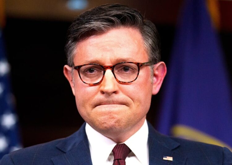 Mike Johnson Moans About Having to Answer for Trump’s Deranged Rants