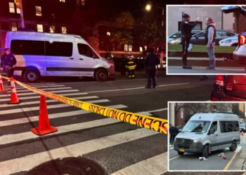 85-year-old pedestrian fatally struck by van on NYC street