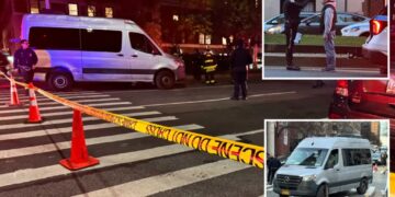 85-year-old pedestrian fatally struck by van on NYC street