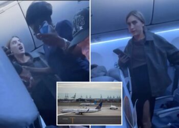 Irate passenger kicked off United Airlines flight in Newark after cursing out attendant: ‘F–king c–ts’