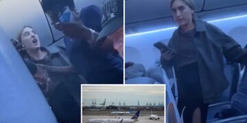 Irate passenger kicked off United Airlines flight in Newark after cursing out attendant: ‘F–king c–ts’