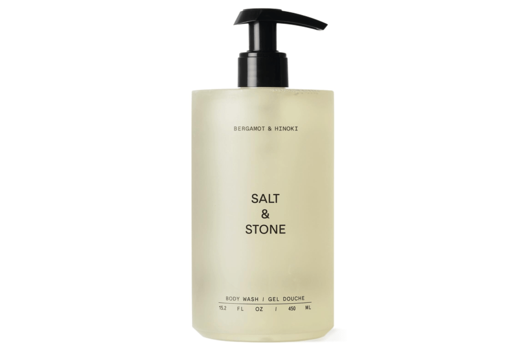 Salt & Stone Bergamot & Hinoki Body Wash, 15.2 fl oz / 450 ml.