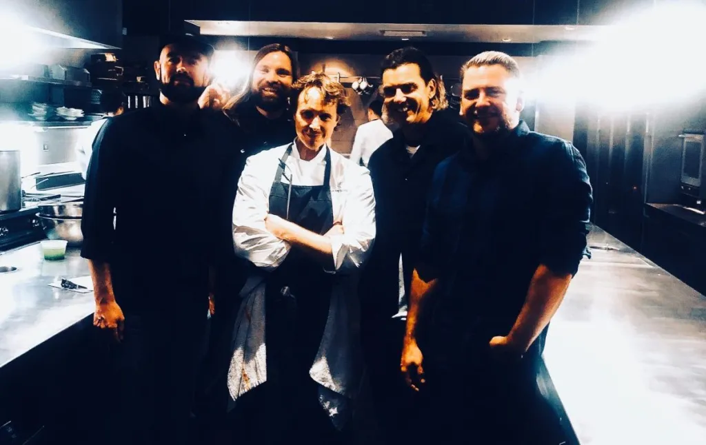 Bush and Chef Grant Achatz