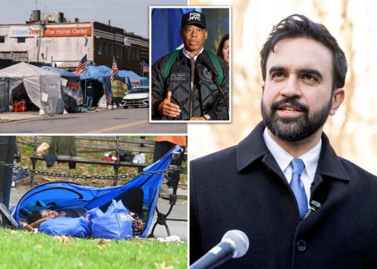 Zohran Mamdani to stop all homeless encampment sweeps as NYC mayor, ending key Adams initiative