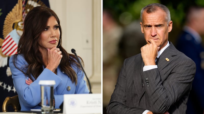 Kristi Noem / Corey Lewandowski split