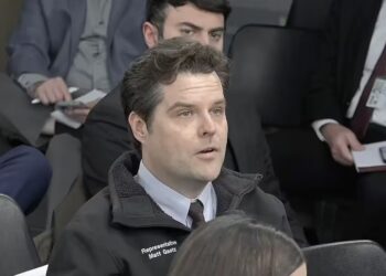 Matt Gaetz Cosplays as Reporter in Bonkers Pentagon Briefing