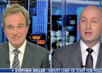 Stephen Miller Rants About COVID Lockdowns—Under His Own Boss