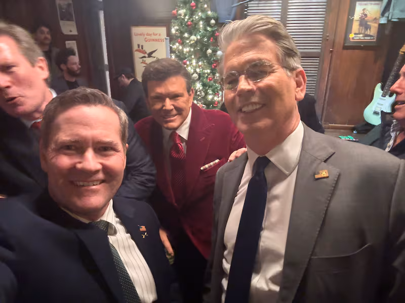 Mike Waltz, Bret Baier and Scott Bessent