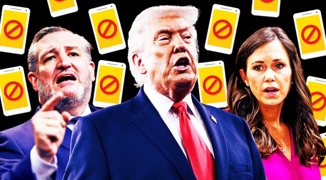 MAGA Republicans Demand Kids Be Banned from Social Media