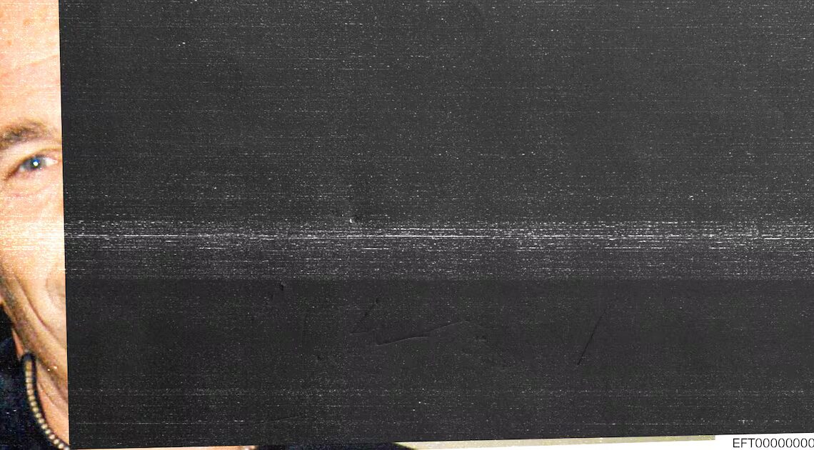 Trump’s DOJ Completely Redacts Swathes of New Epstein Files Dump