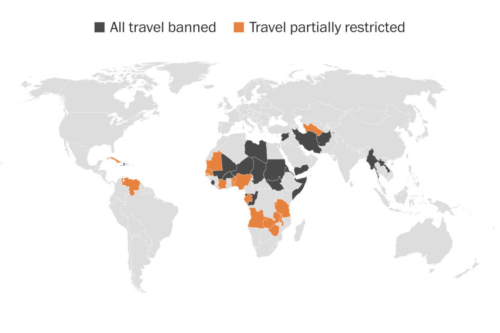 All the countries affected by Trump’s expanded travel ban