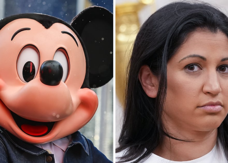 Stephen Miller’s Wife Melts Down Over AI Mickey Mouse