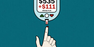 His deductible is $4,000. To control his diabetes, he’s had to cut corners.